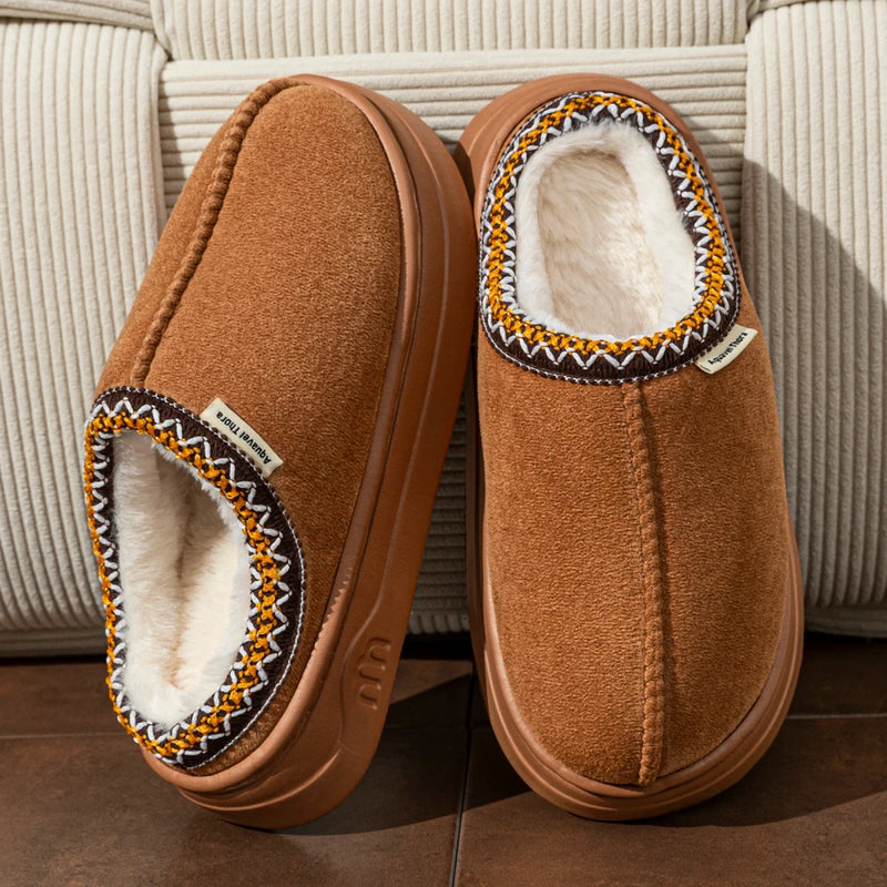 Plush Warm Winter House Slippers